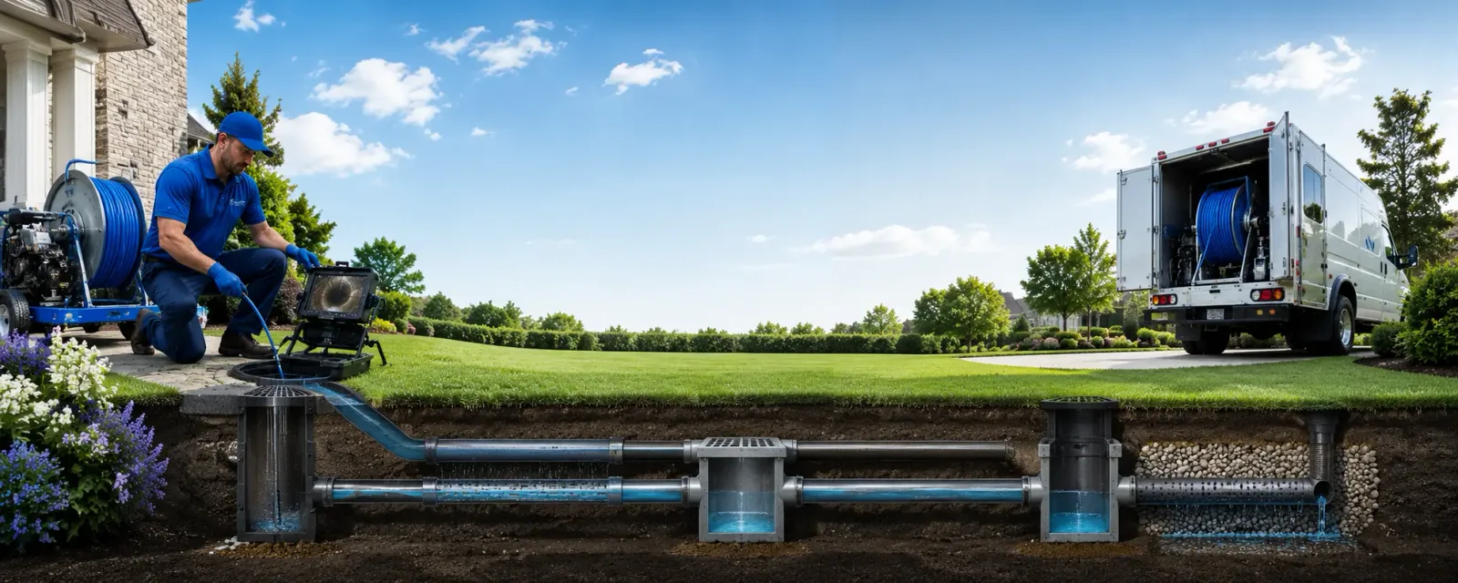 Outdoor drain cleaning information for Downieville, CA